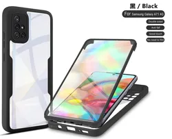 For Samsung A71 A51 4G Case 360 Degree Full Protection Cover for Samsung Galaxy A71 A51 Double Side Case Lens Screen Protector