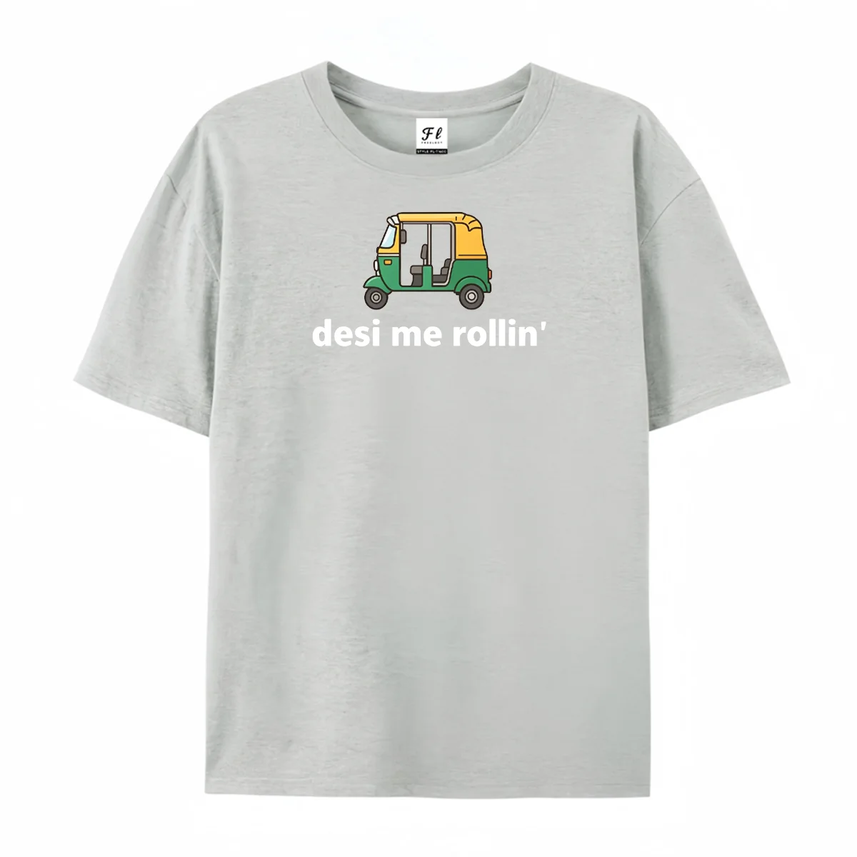 Desi Me Rollin Graphic T‑Shirt Funny Tuk Tuk Auto Rickshaw South Asian Culture Humor Casual Short Sleeve Tops Streetwear 2026