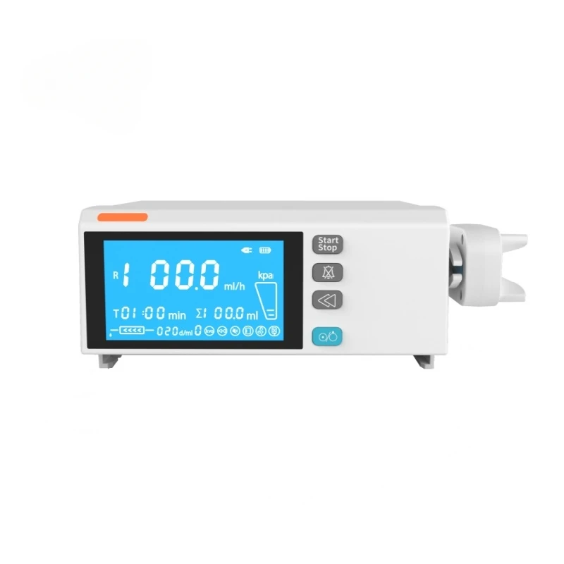 Manhua 4.3'' Big Screen Best Price Portable Medical Icu Injector Pump For Clinic