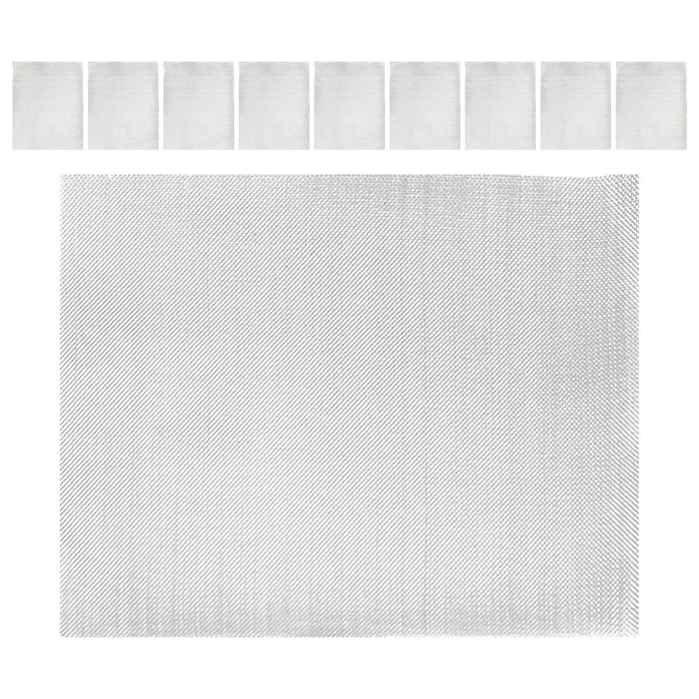 

10 pcs Car Bumper Repair Mesh Stainless Steel Wire Screen For Thermoplastic Welding Kit Front Bumper Grill Automotive Repair