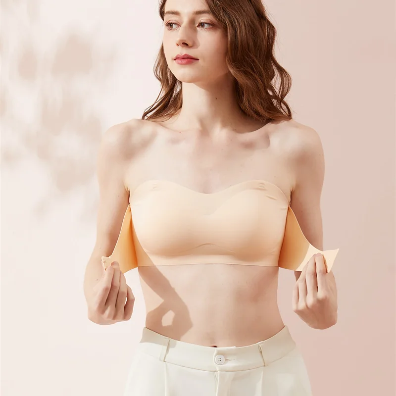 Mode Liebsten Bh Frau Sexy Unsichtbare Rohr Tops Nahtlose Atmungsaktive Drahtlose Weste Kein Draht Push-Up Bhs Rohr Top