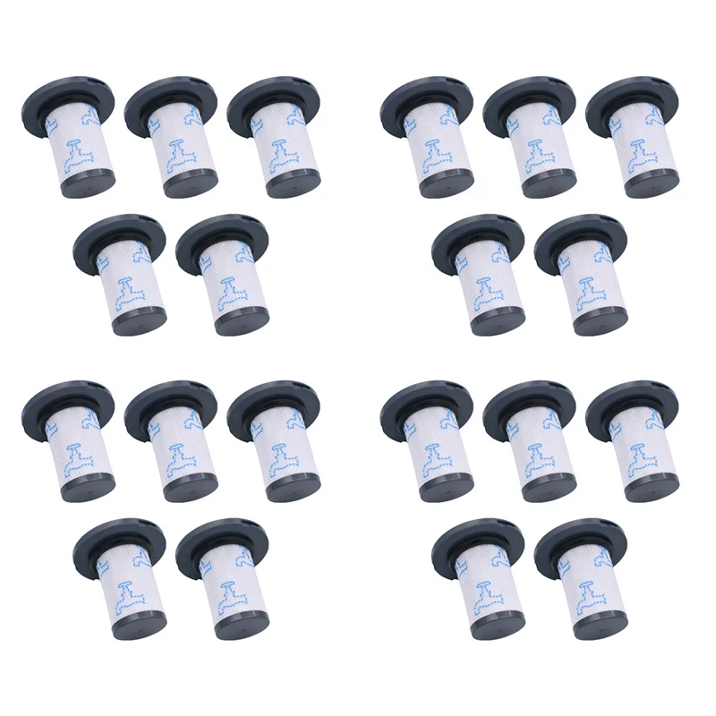 ABUS-20 pezzi filtro lavabile per Rowenta ZR009007 RH9890WO, RH9879WO, X-FORCE FLEX Rod aspirapolvere parti accessori