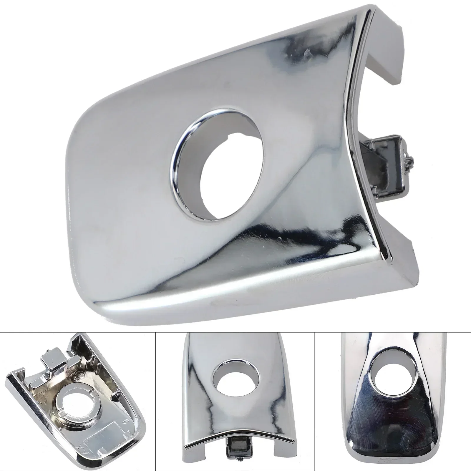 Chrome Front L Door Handle Cap For Nissan Leaf For Maxima For Murano For Sentra 80640-1AA0B Car Door Handle Accessories