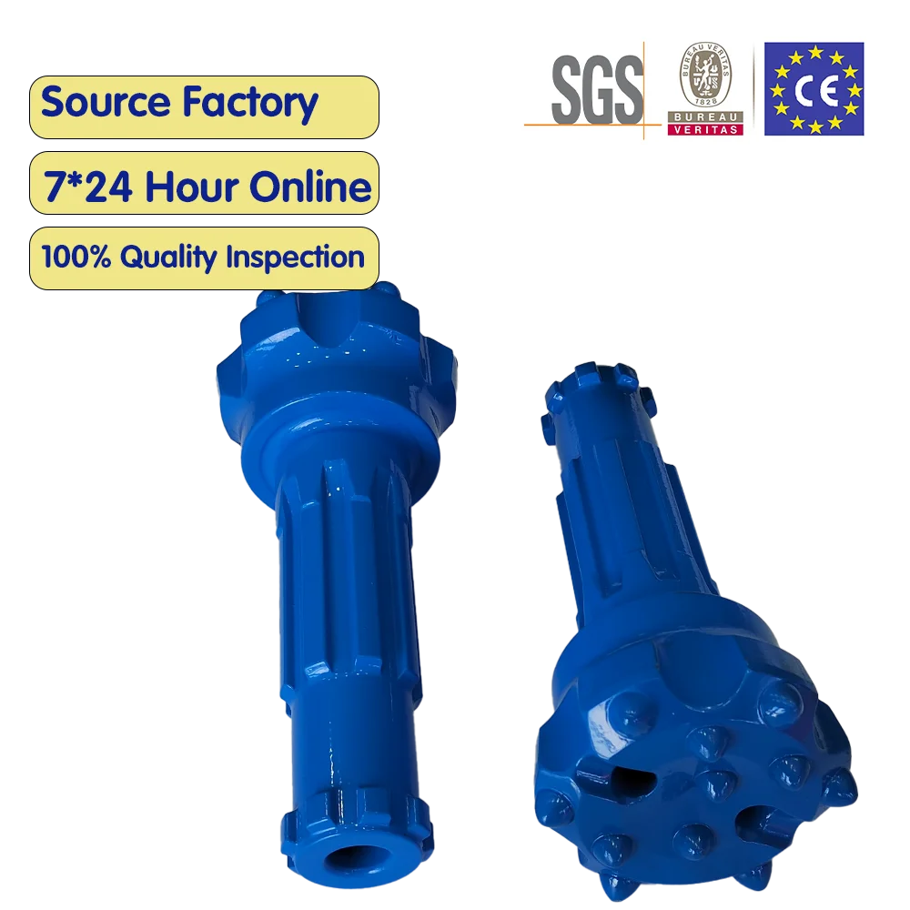 DTH Drill Bits Carbon Steel For Well Drilling Hard Rock Down The Hole Construction Water Well