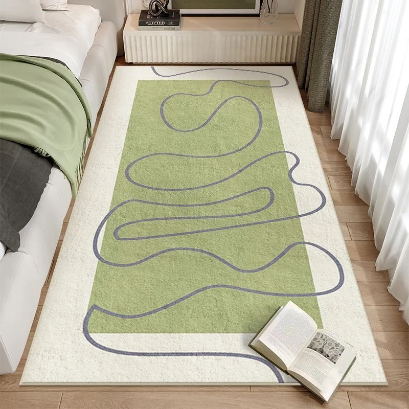 

Modern Minimalist Large Area Living Room Carpet Fluffy Plush Washable Bedroom Rug Thickened Dirt Resistant Children Room Rugs