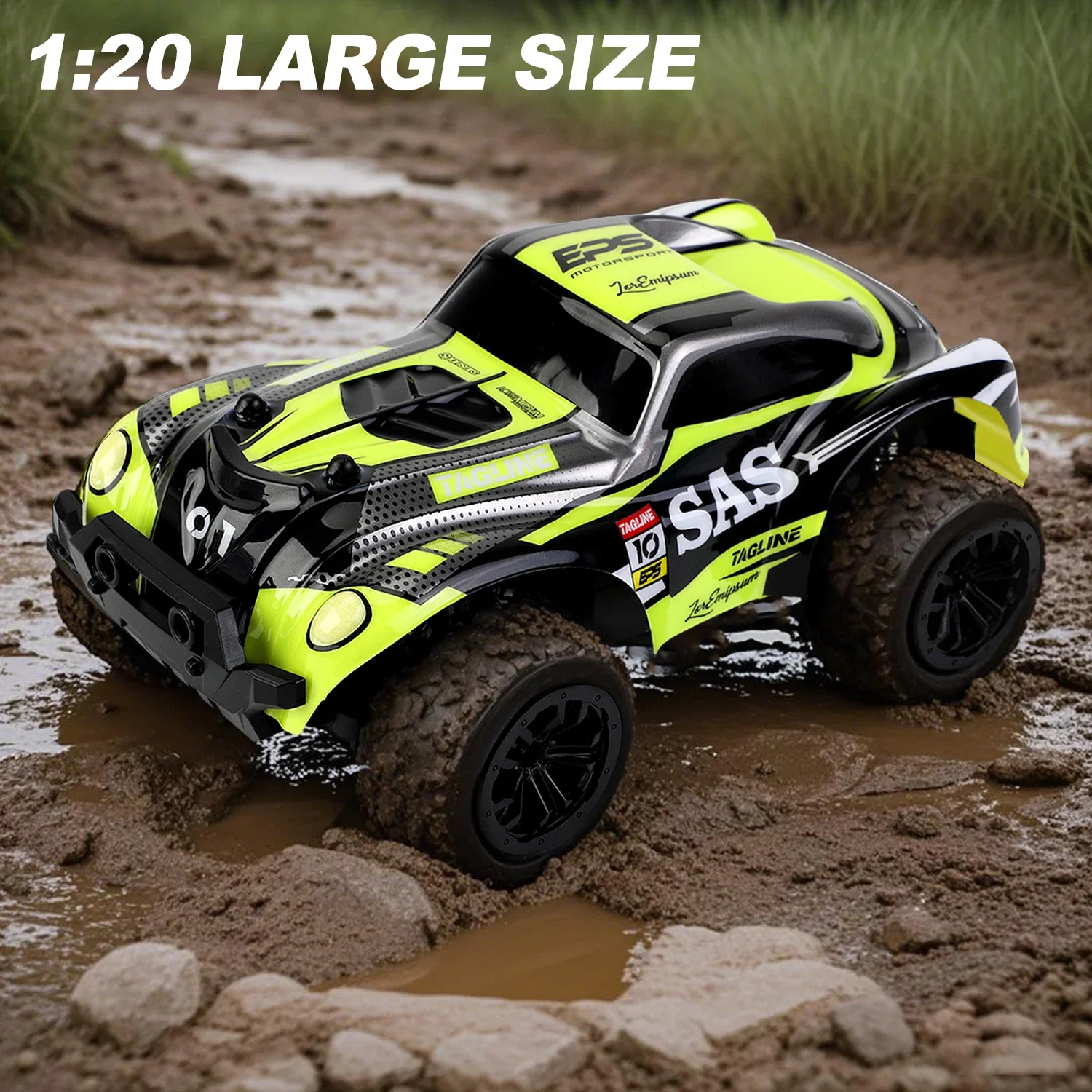 

1/20 радиоуправляемый автомобиль с дистанционным управлением, внедорожный альпинистский автомобиль, 2,4G, высокоскоростной гоночный автомобиль, беспроводной радиоуправляемый пикап, детская рождественская игрушка