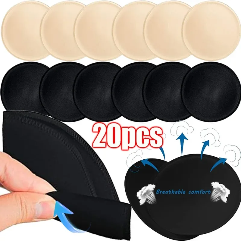 

2/20pcs Soft Sponge Push Up Bra Pads for Women Invisible Inserts Removable Sports Breast Enhancers Chest Cup Pads Accessories