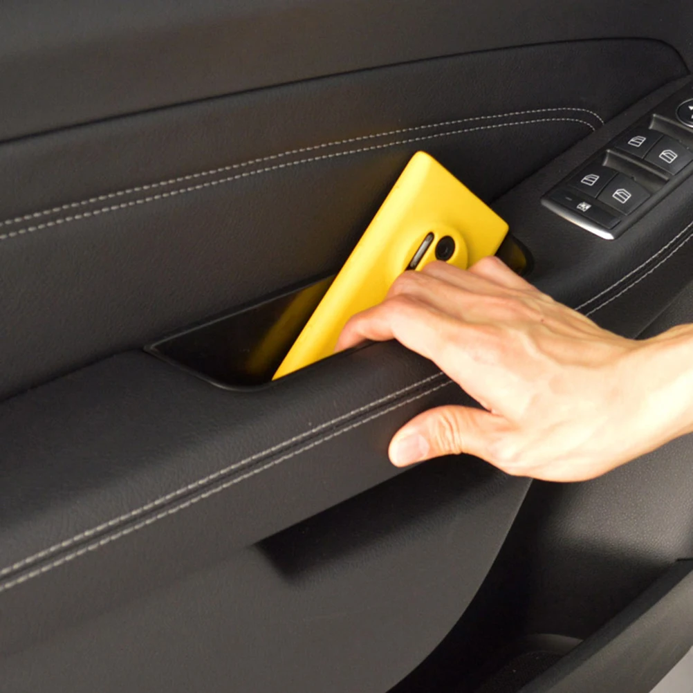 For Mercedes-Benz GL/GLS-Class X166 ML/GLE-Class W166 2012-2018 Door Storage Box Phone Holder Armrest Handle Pocket Container