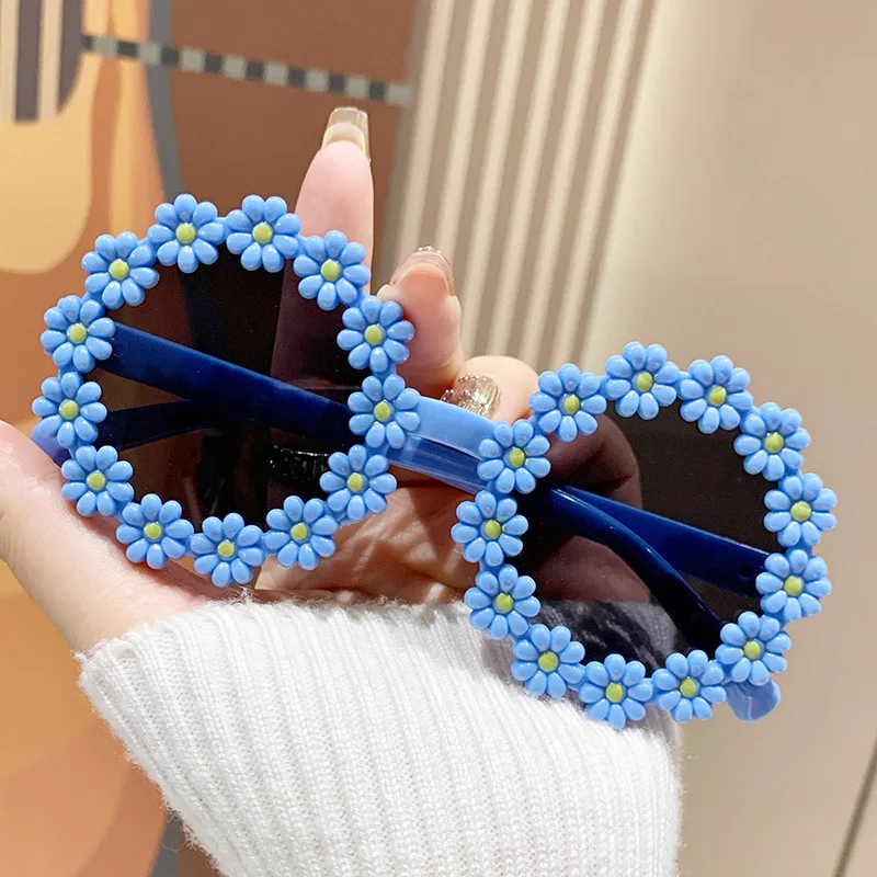Baby Photography Props New Children Sunglasses Petal Glasses Clothes Wear With Pieces Party Birthday Outing Photo Props 촬영소품