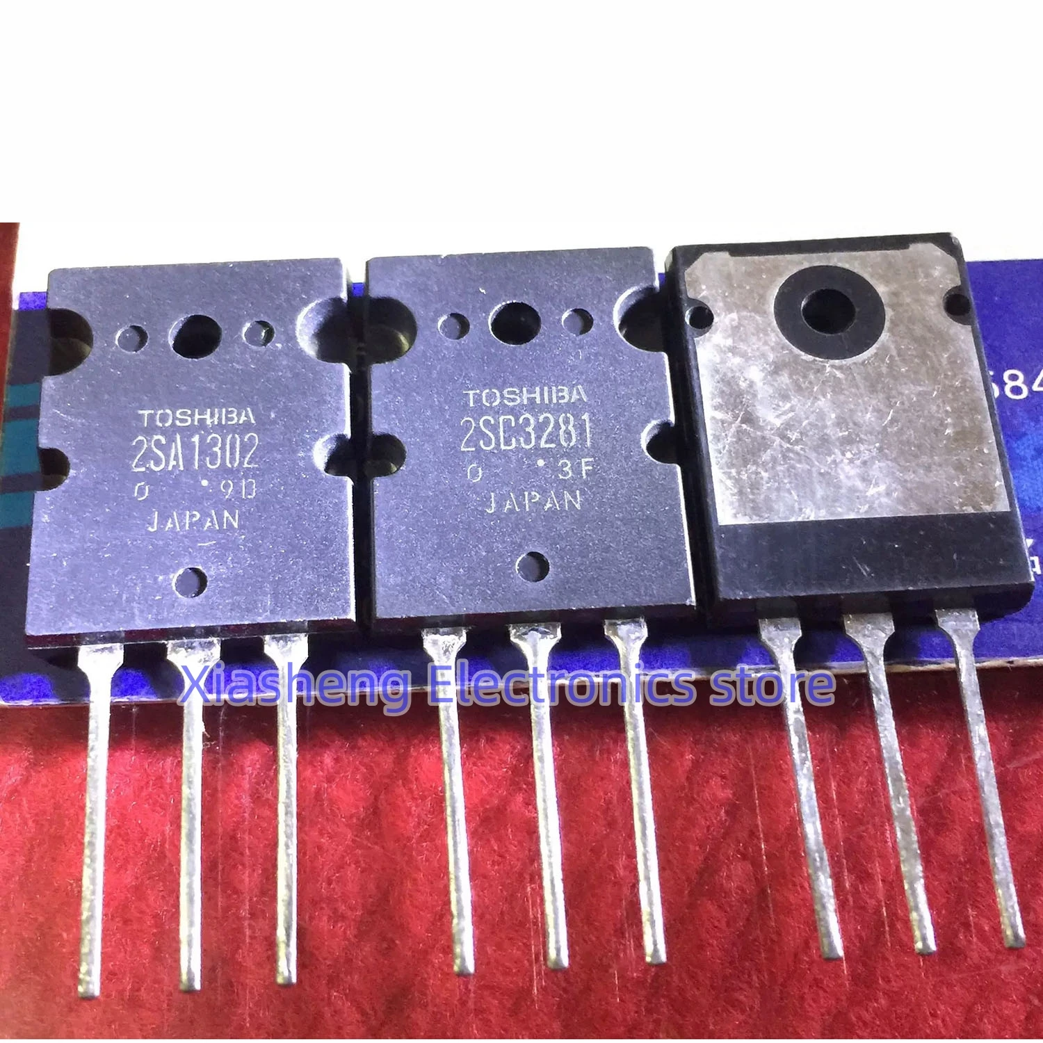 

New Original 2Pairs 2SA1302 A1302 + 2SC3281 C3281 TO-264 Audio Amplifier Transistor Powerful Transistors Good Quality