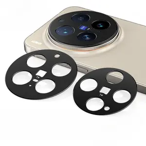 Bilashmart Vivo X300 Pro Camera Protectors Aluminum Alloy Hollow Metal Sticker VivoX300 X300pro Lens Protective Film Ring Frame