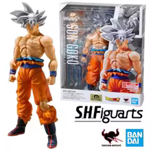 Bandai Figure Dragon Ball Anime Figures Shf Son Goku Kakarotto Ultra Instinct Collection Model Action Figure Toys For Boy Gifts