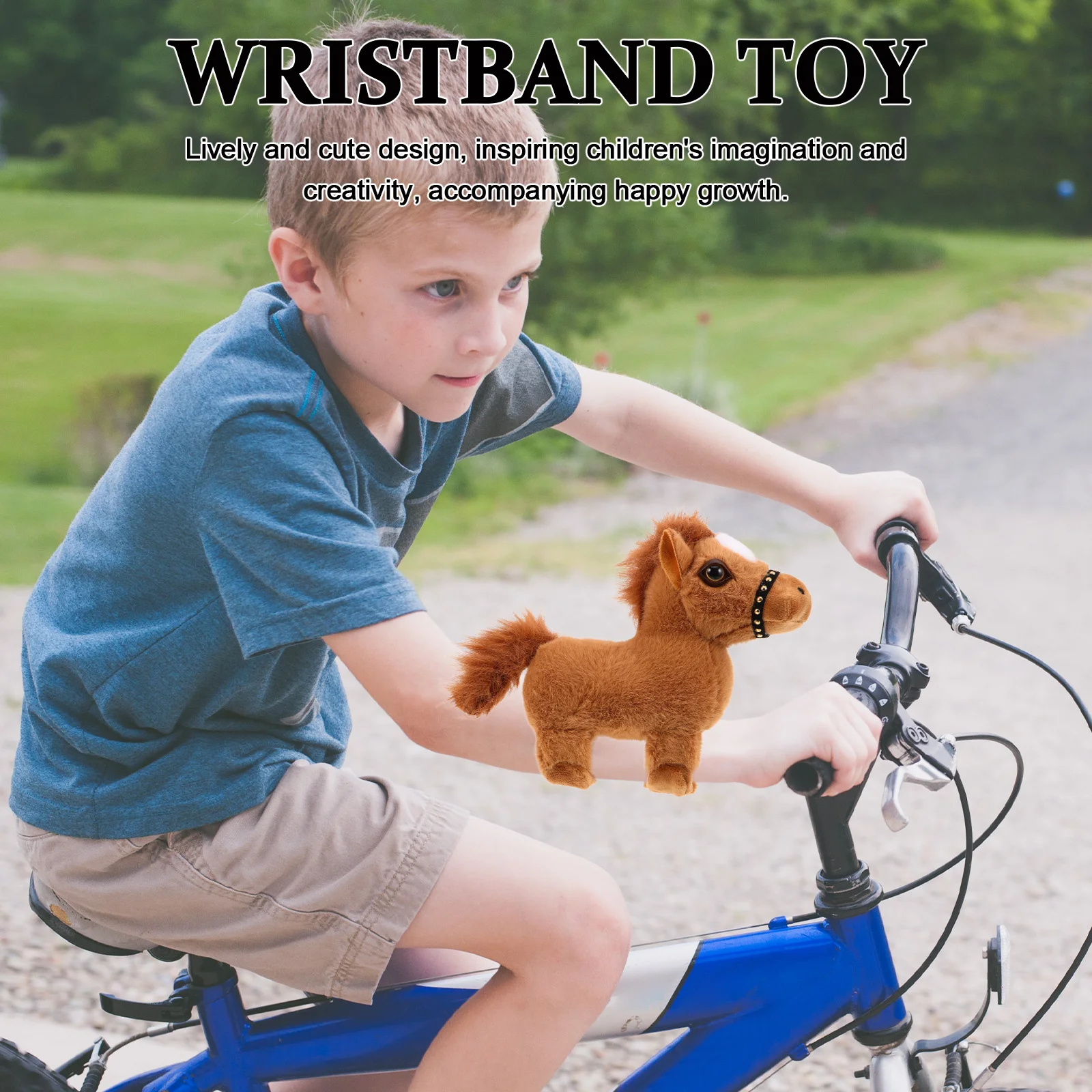 

Animal Shape Slap Bracelet Realistic Horse Design Comfortable Wear Indoor Outdoor Adventures Childrens Wristbands Gifts