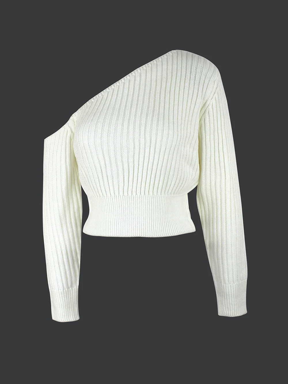 Women's long-sleeved off-the-shoulder sexy casual sweater spring, autumn and winter