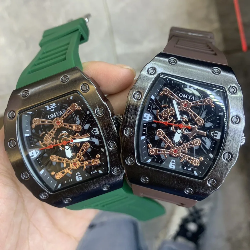 

OMYA лучший бренд, мужские роскошные часы, мужские часы, силиконовые кварцевые часы для мужчин, спортивные наручные часы, хит продаж, подарки для отца Reloj