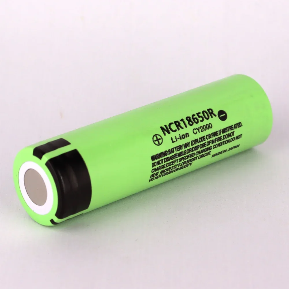 18650 Pin Gốc NCR18650R 3.7V 2000MAh 18650 Lithium Pin Sạc Cho Đèn Pin-Đầu Dẹt