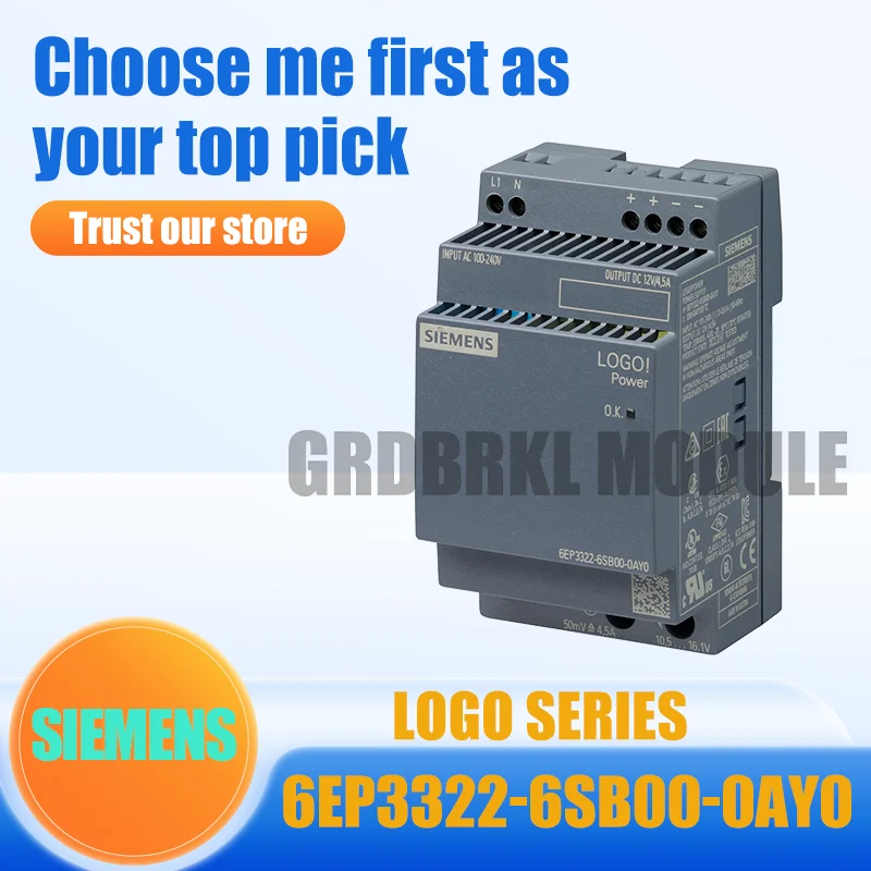 

Абсолютно новый оригинальный SIEMENS 6EP3322-6SB00-0AY0 6EP3 322-6SB00-0AY0 LOGO! Источник питания