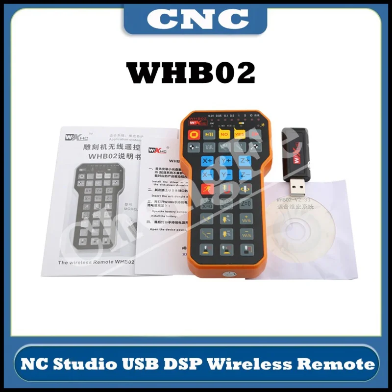 Nc Studio USB беспроводной пульт дистанционного управления Weihong DSP ручка управления для гравировального станка с ЧПУ WHB02