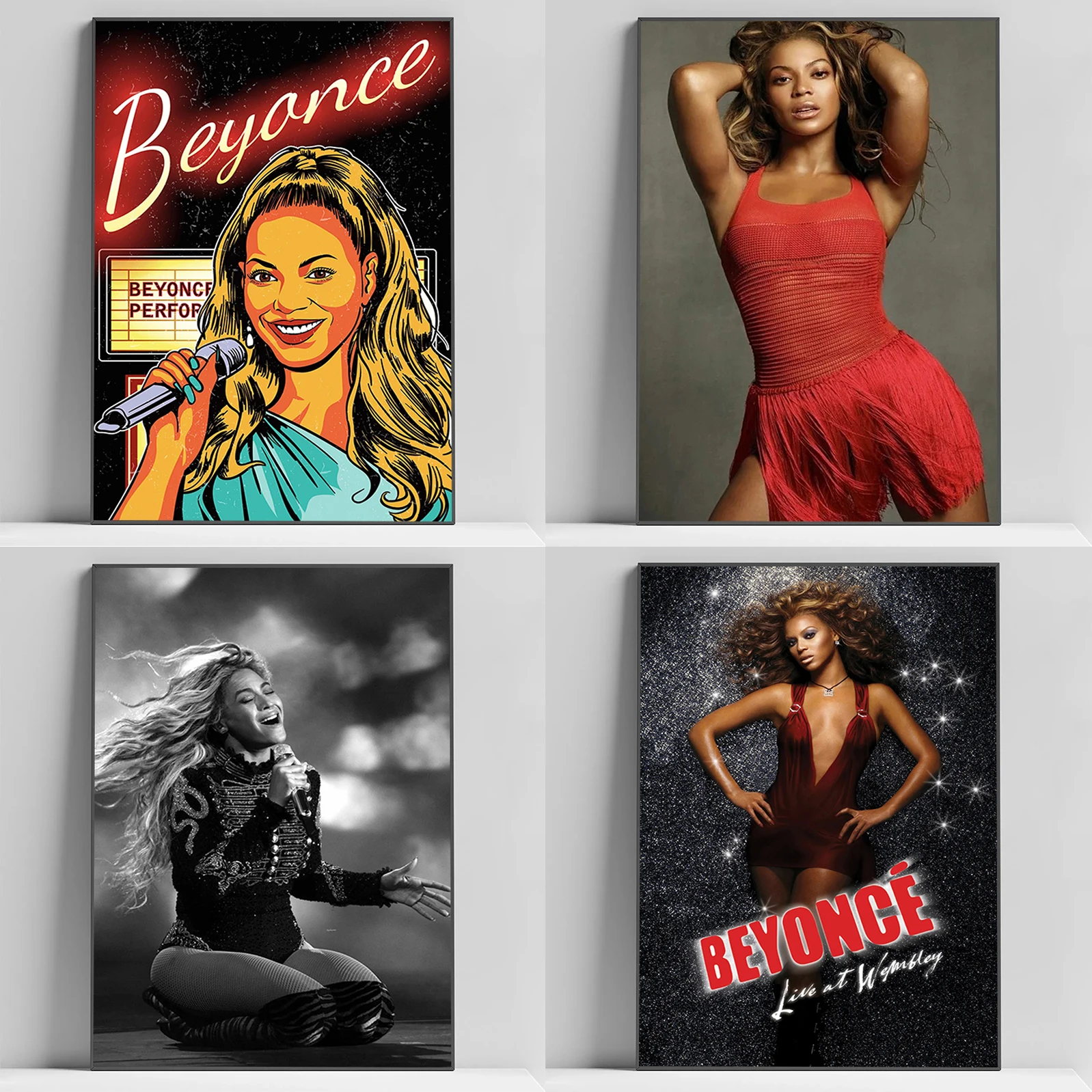 

Singer Beyonce Poster Home Decor Decoration Posters for Wall Art Decorative Paintings Print Painting on Canvas Decorations Decor