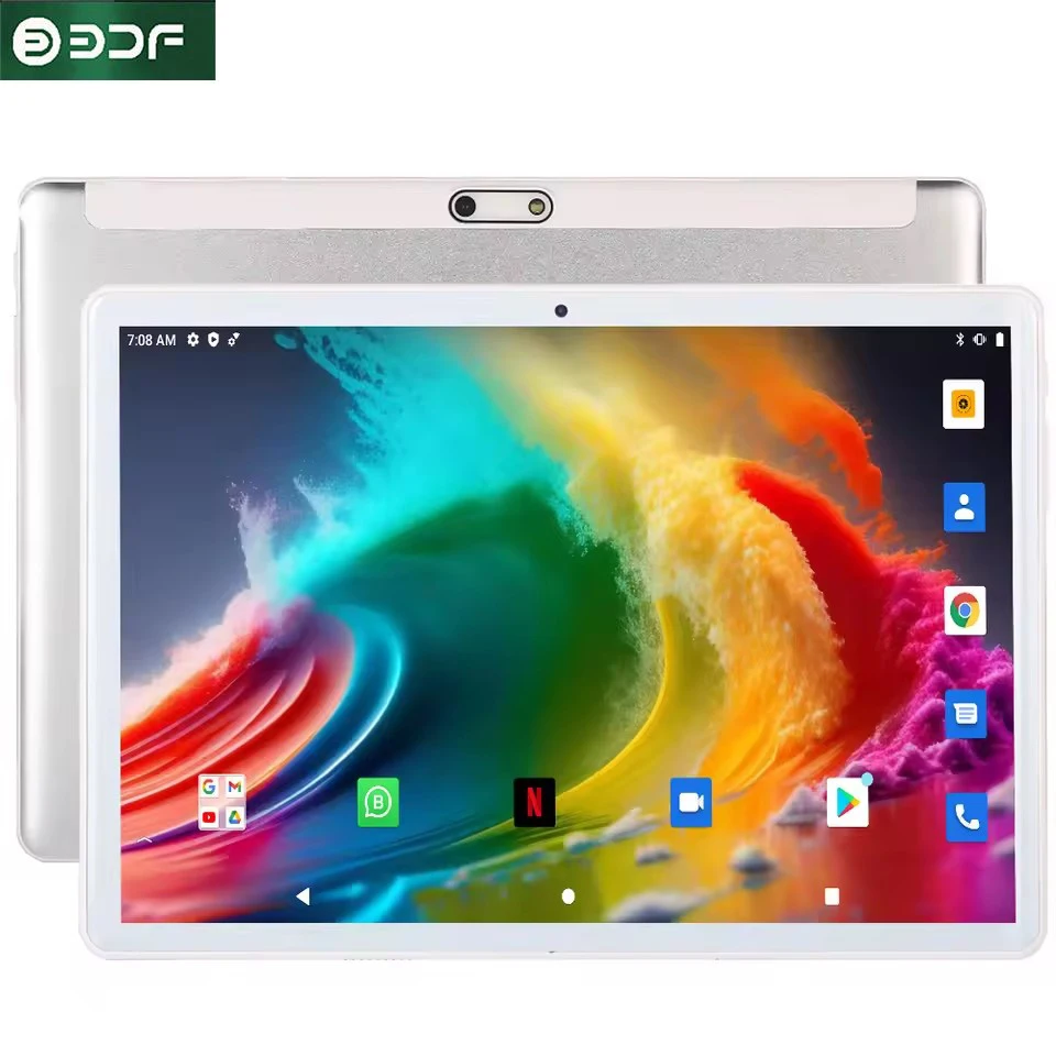 Global Version 10.1 Inch Android 11 Tablets Octa Core 4GB+64GB Dual SIM Dual Cameras Bluetooth Tablet Phone Call