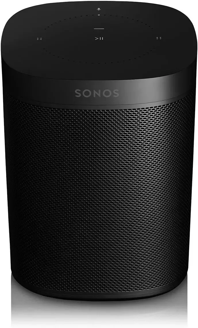 One 2 Pack (Gen 2) Smart Speaker with Built-in Alexa Voice Control, Wi-Fi, Black