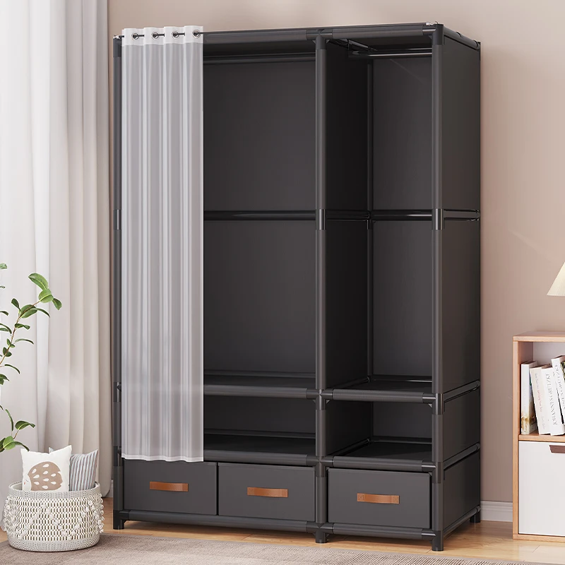 

Storage Organizer Wardrobe Bedroom Cupboard Partitions Closet Foldable Shelf Drawers Fabric Guarda Roupa Lounge Suite Furniture