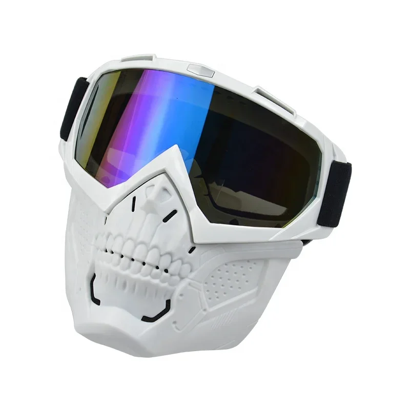 Outdoor cross country sports Skiing Retro cool face cover off road vehicle motorcycle Cross country glasses