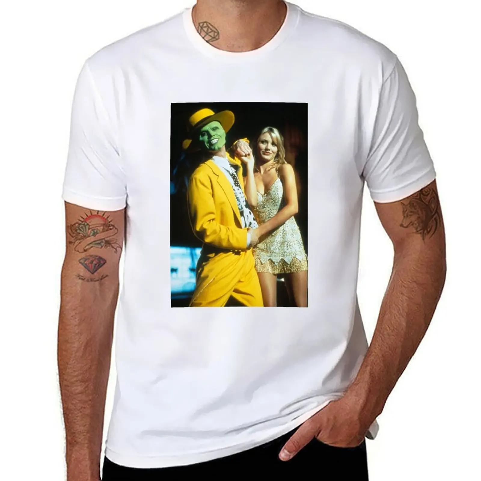 

the mask dance T-Shirt man t shirt designer t shirt for man 100 percent cotton T-Shirt