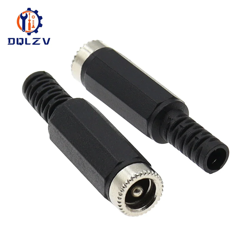 DC Power Male Jack 5.5X2.5MM 5.5X2.1MM Power Adapter Connector For Socket Repairs Tool 5.5*2.1mm 5.5*2.5mm