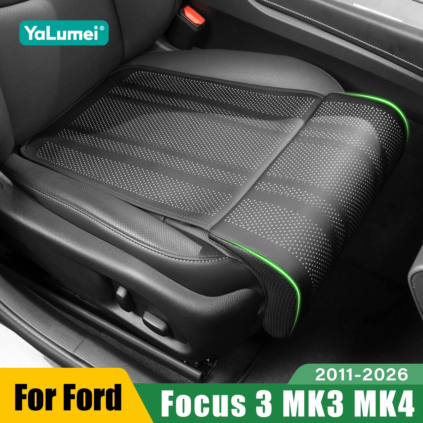 For Ford Focus 3 MK3 MK4 2011 2012 2013 2014 2015 2016 2017 2019 2020 2021 2022 2023 2024 2025 2026 Car Seat Leg Support Cushion