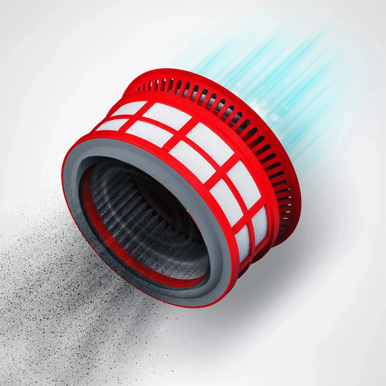 Roborock H6 HEPA 필터, 휴대용 무선 진공 청소기, H6 전면 및 후면 필터 액세서리, 정품