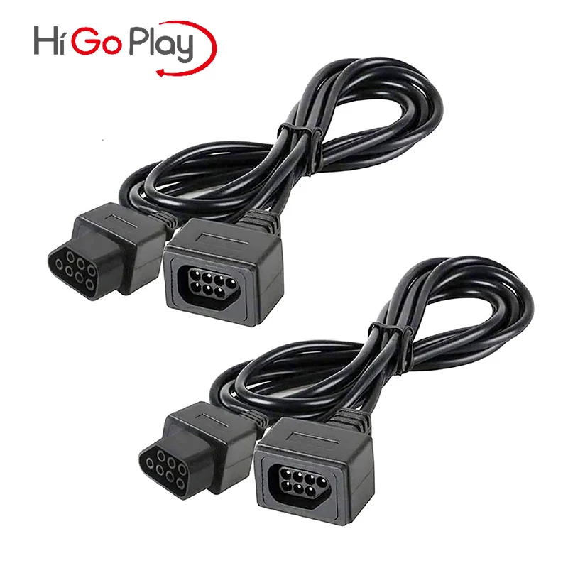 

HIGOPLAY NEW Replacement Extension Cable Cord Iead for Nintendo NES Controller Joystick Handle 7Pin 1.8M Extensiones Cables​