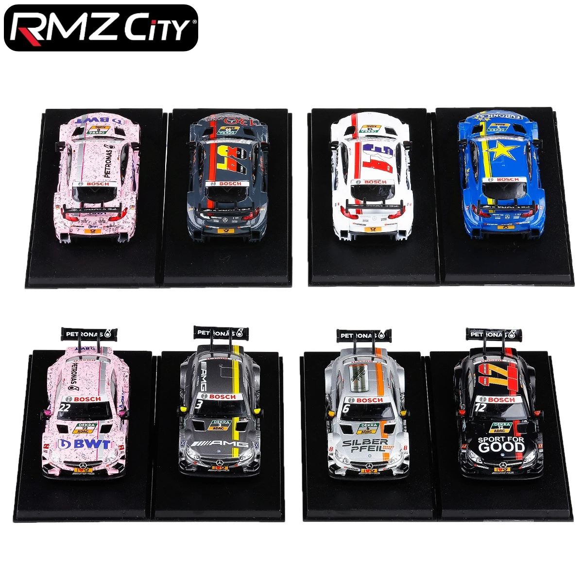 1/43 DTM Racing Toy Car Model BMW M4 Mercedes-Benz F1 RMZ CiTY Free Wheels Miniature Display Collection Gift For Children Boys