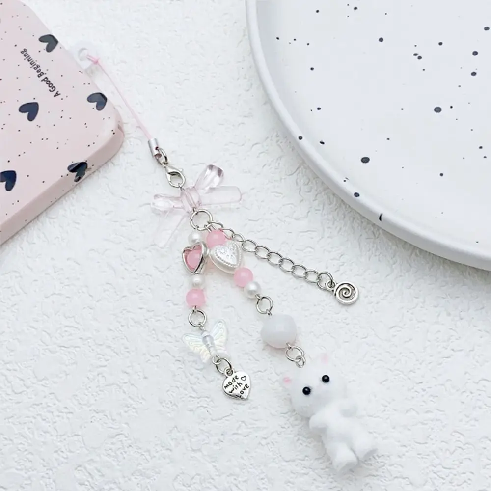

Flocking Flocking Cat Phone Lanyard Phone Strap Anti Lost 3D Kitten Mobile Phone Chain Korean Cartoon Cat Cell Phone Charm