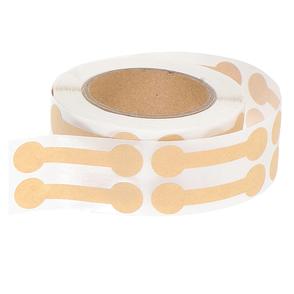 

1pcs 1 Roll Kraft Paper Jewelry Price For Rings Necklaces Earrings Watches Bracelets Adhesive Blank Label Tags Identification