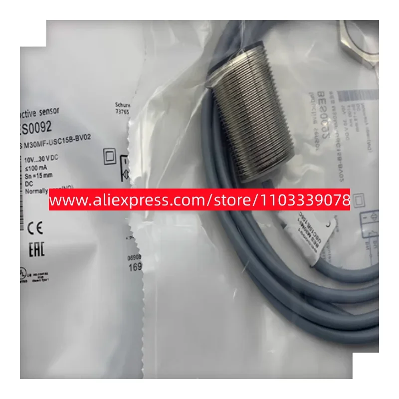 

3 шт. новый датчик индуктора BES0091 BES M30MF-USC15B-BV02