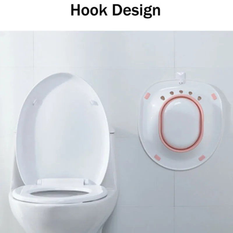 Folding Bidet, Squat Free, for Postpartum Women, Toilet Flushing Basin, Private Hemorrhoids Flushing Basin, Buttock Care Basin