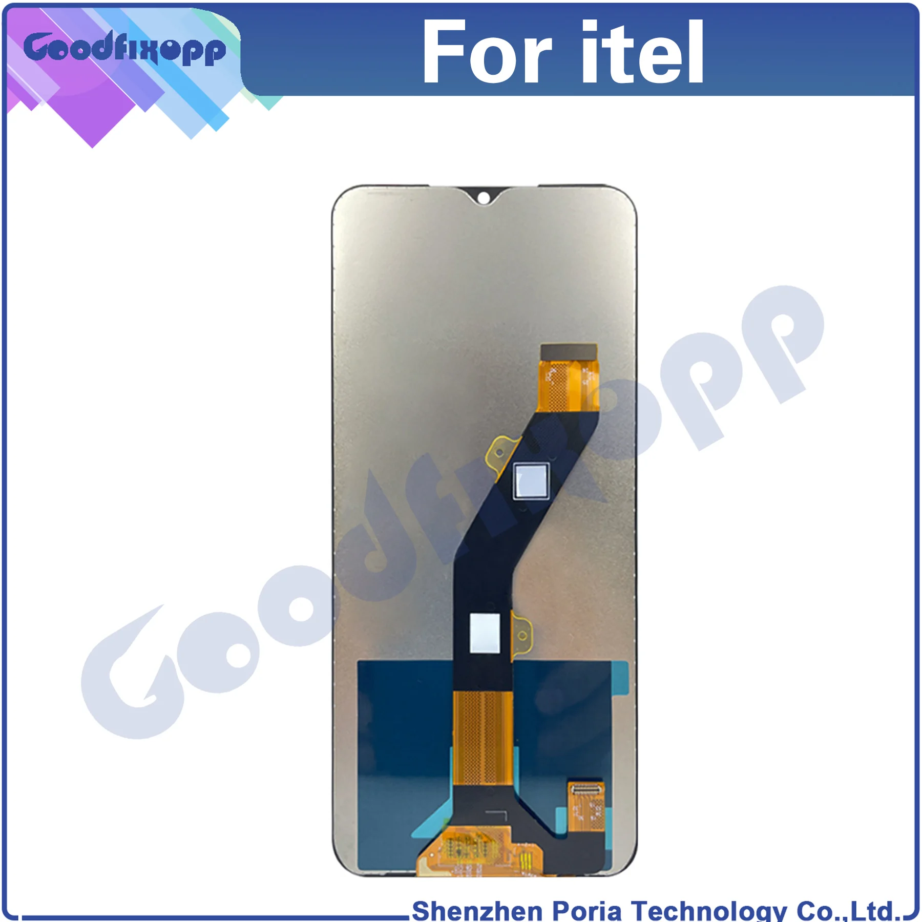 For itel A60 A60S P40 P662L LCD Display Touch Screen Digitizer Assembly Repair Parts Replacement