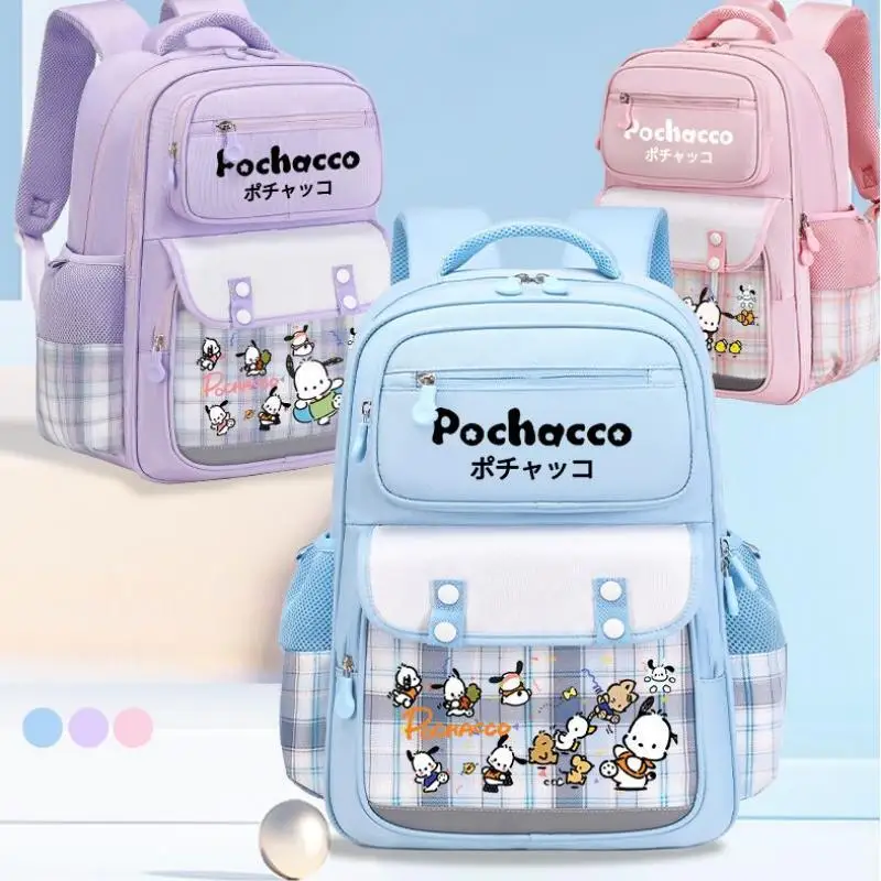 

Sanrios Pochacco Ultra-Light Schoolbag Kid Large-Capacity Load-Reducing Spine-Protecting Backpack Primary School Student Bag New