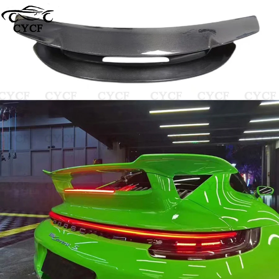 For Porsche 992  High quality Carbon Fiber Rear Deck Spoiler Duckbill Car Wing Retrofit the rear wing Top Wing