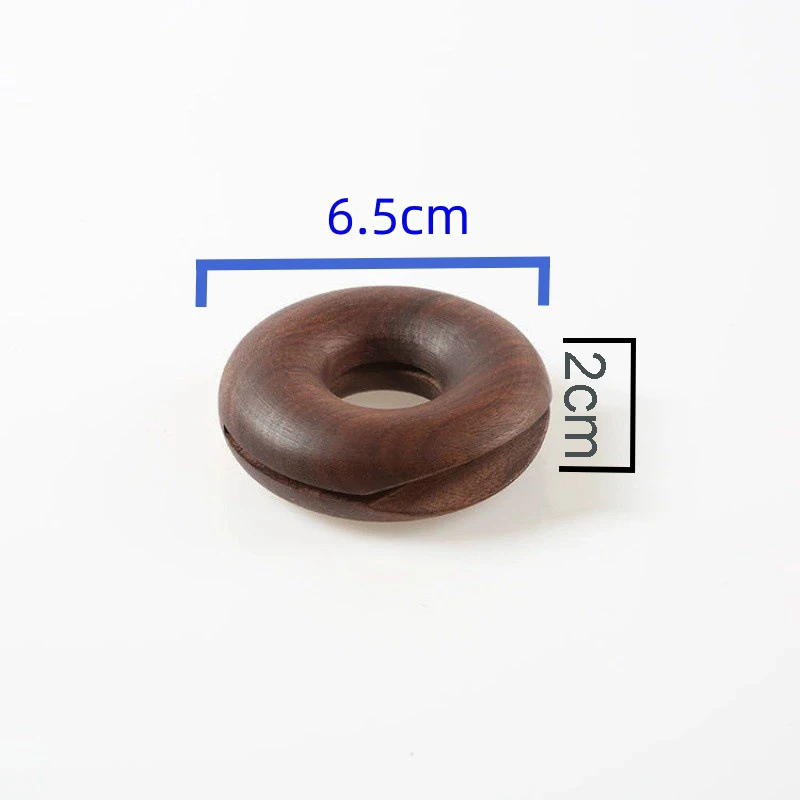 Wooden Sealer Snack Fresh Food Storage Bag Clips Kitchen Tool Accessories Donut Shape Sealing Clamp Kitchen Food Clips