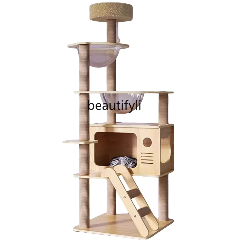 

Cat Climbing Frame Cat Nest Tree Cat Rack Climbing Column Does Not Occupy an Area of Integrated Climbing Frame