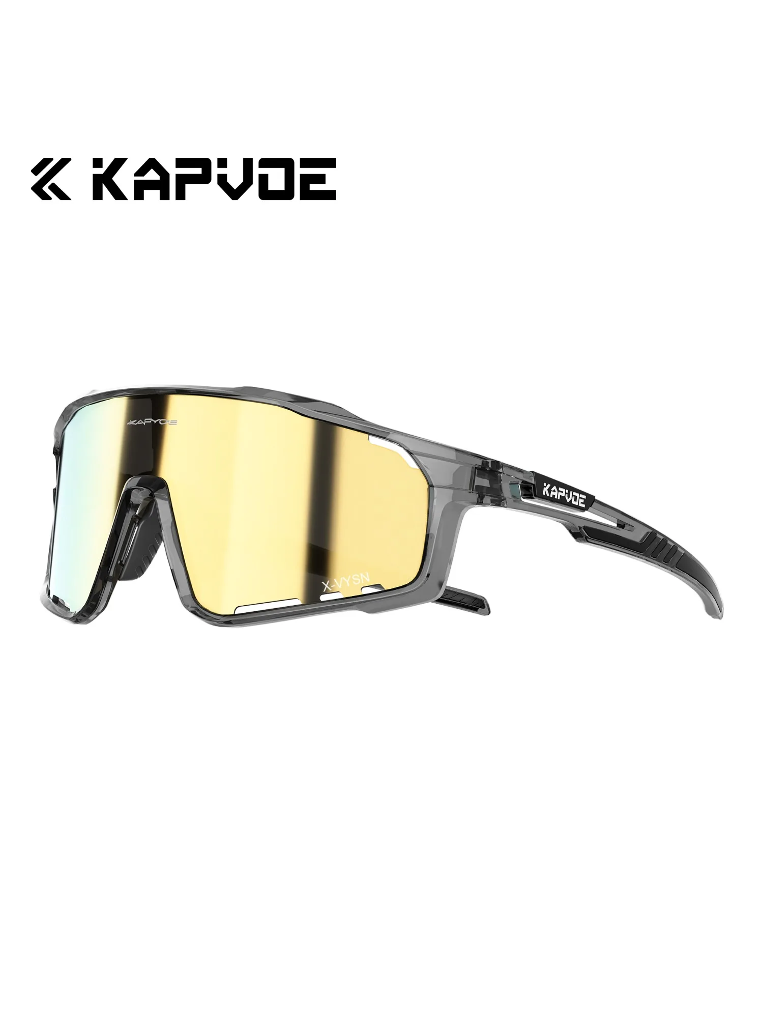 Kapvoe Photochrome Fahrradbrille für Herren, MTB-Sonnenbrille, Mountainbike, Fahrradbrille, Damen, Sportbrille, Straßen- und Eisschnelllauf