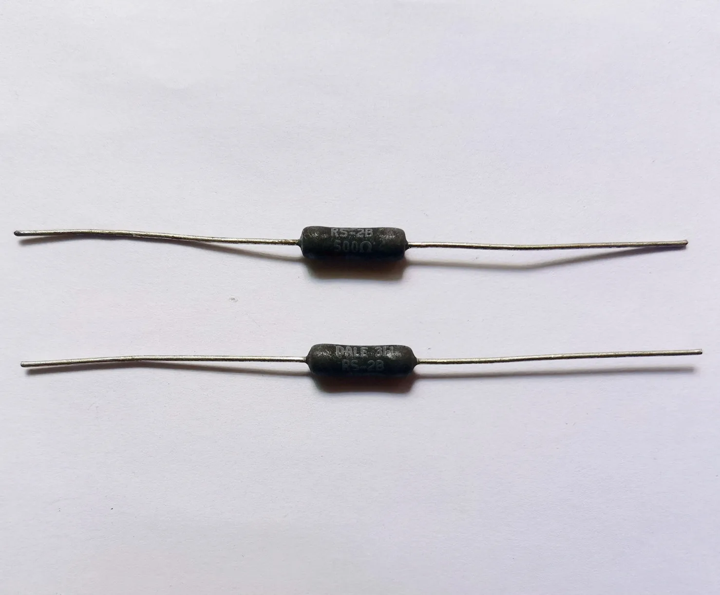 Original new 100% RS-2B 500R 0.1% 3W 15*5MM military regulation winding precision black resistor (Inductor)