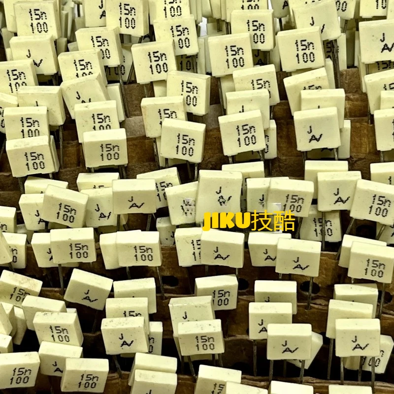 Italy AV0.015UF100V Capacitor 15n100V 153 J Level MKT Original new thin-film capacitor 5mm