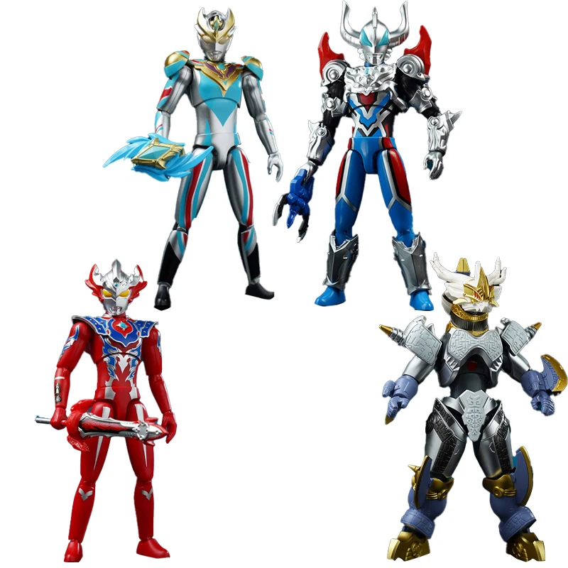 Anime Cartoon Kawaii Keeppley Ultraman Decker Geed Super Armor Hero Blockman Toy Mecha Galactron Glory Edition Gift Peripheral