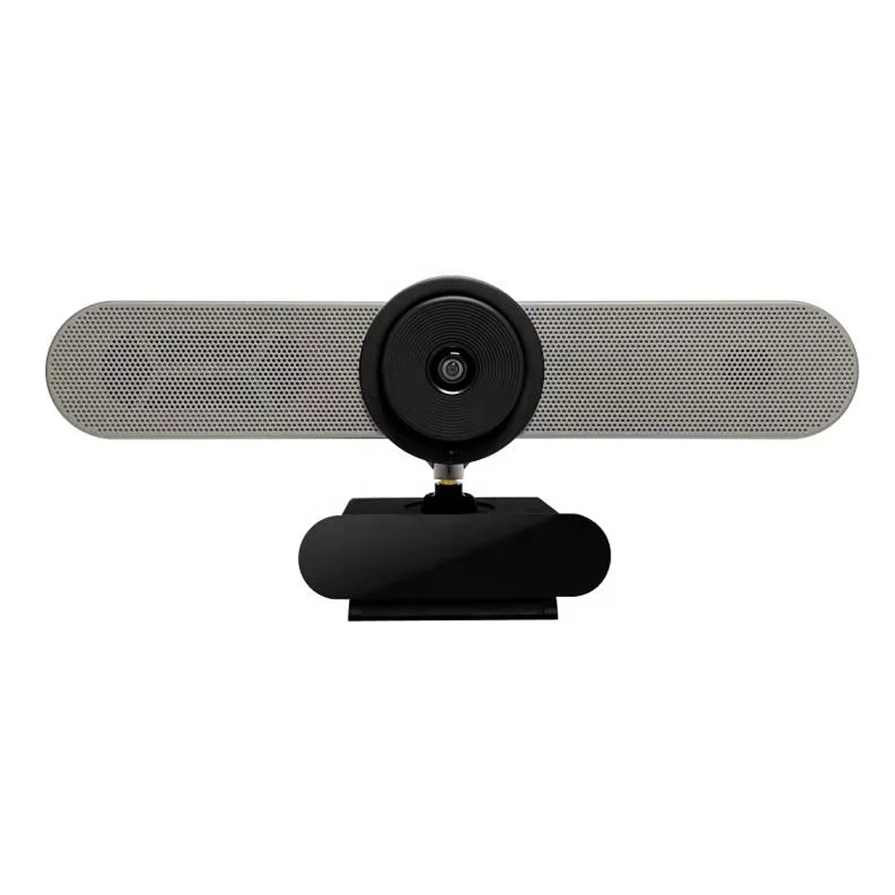 Built-In Microphone and Speaker 1080P USB 2.0 Full HD All in One Conference Webcam Wide View Angle Fastmeeting Live