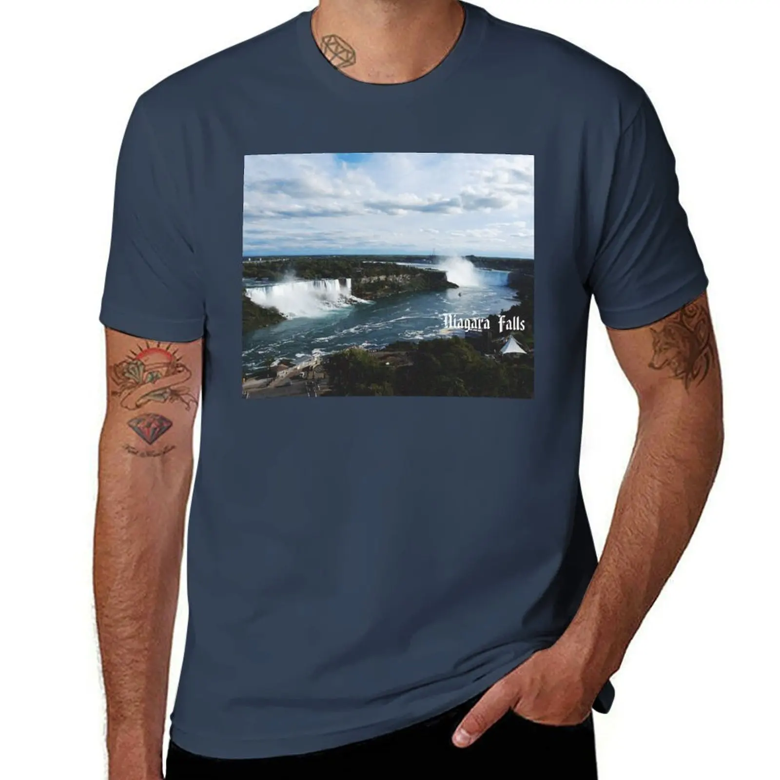 Niagara Falls - Renowned for Beauty and Hydroelectric Power T-Shirt sweat anime clothes tshirts for men