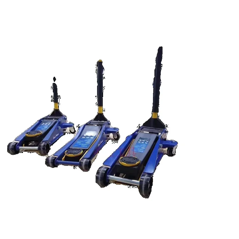 Ultra-thin low horizontal jack, hydraulic and hydraulic double pump for automobile tire replacement