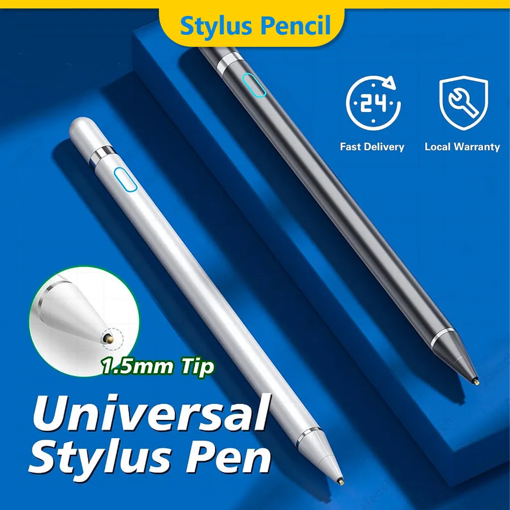 Pena Stylus Universal 2 dalam 1, pena pensil sentuh cocok untuk Infinix Xpad 11 "2024 X1101 layar sentuh cerdas